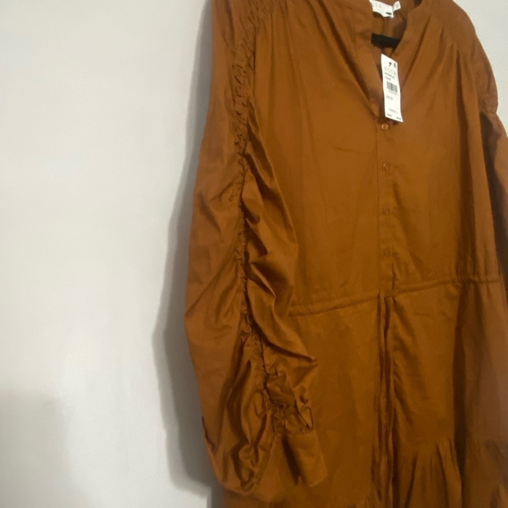 ASTR the Label NWT cognac shirt dress - Picture 6 of 9